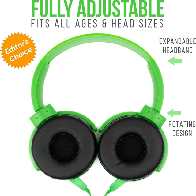 Alt view image 4 of 6 - Classroom Headphones with Microphone (Colorful, 12 Pack) - Wired 3.5mm On-Ear Bulk Headphones for Classroom: Best for Students K-12 Schools (Durable, Inline Microphone, Great Recording Quality)