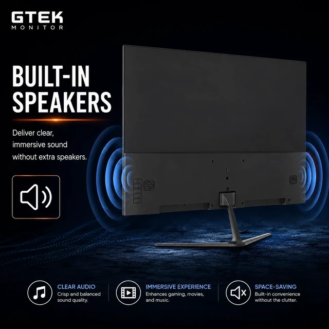 Alt view image 7 of 7 - 27" 300Hz Gaming Monitor, FHD1080P 240Hz Computer Monitor, 1ms (OD), 2X HDMI & 2X DisplayPort, Built-in Speakers, FreeSync & G-Sync Compatible, Eye Care