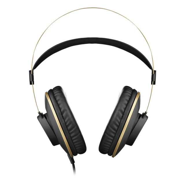 Alt view image 2 of 6 - Pro Audio K92 Over-Ear, Closed-Back, Critical Listening and Studio Headphones, Matte Black and Gold