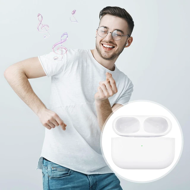 Alt view image 6 of 7 - Charging Case for AirPods Pro 1st/2nd Generation USB-C Charging Case Compatible for Air Pod 1st 2nd Generation, Airpods1&2 Charger Case Replacement,Bluetooth Pairing