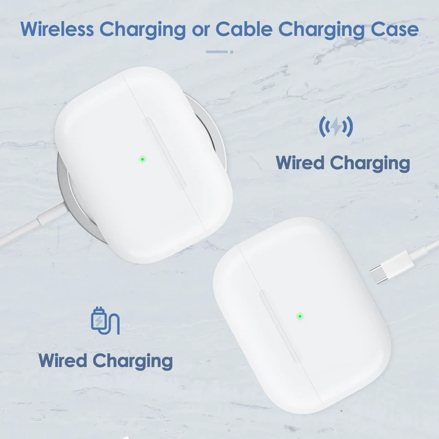 Alt view image 5 of 7 - Replacement Charging Case for AirPods Pro 1st/2nd 660 mAh Built-in Battery Ensures Extended Talk Time and Standby for AirPod Pro 1/2