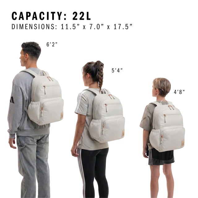 Alt view image 7 of 7 - Lineage School Backpack 22L Padded 16-In. Laptop Sleeve, Right-Sized For School, Padded All-Day Carry, School Gym & Travel Ready