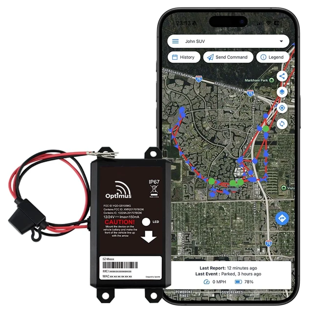 Alt view image 6 of 7 - Wired Vehicle GPS Tracker - Car Battery Install, Low Cost Plans Easy Installation on Car's Battery - Low Cost Subscription Plan Options