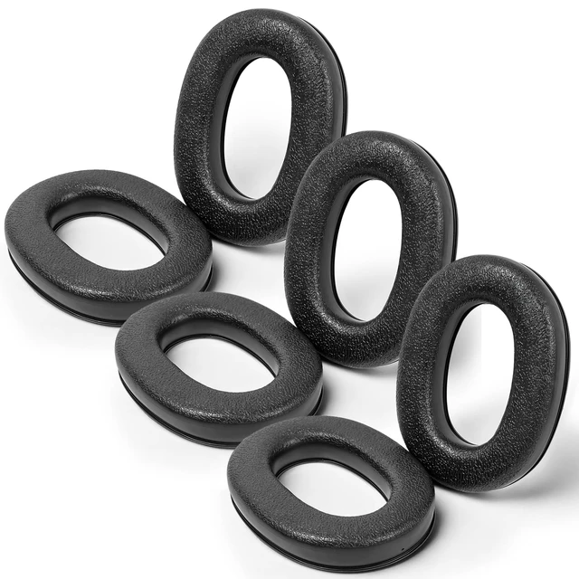 Main image of for 3M WorkTunes Replacement Ear Pads Headphones Connect Hearing Protection with Noise Cancelling Radio Ear Muffs AM/FM Bluetooth Headset Protective Earmuffs Shooting Ear Protection Mowing (Pack 6)