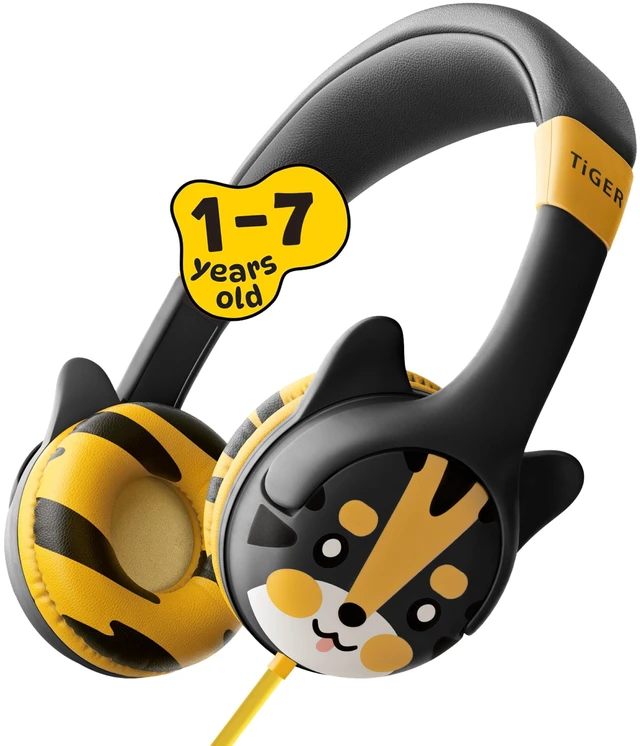 Main image of Wired Toddler Headphones for 1-7 Years Old 85dB Volume Limited Baby Headphones for Plane and Car Travel Children Headset for Airplane, iPad and Tablet, Kids Headphone with Cord for Children