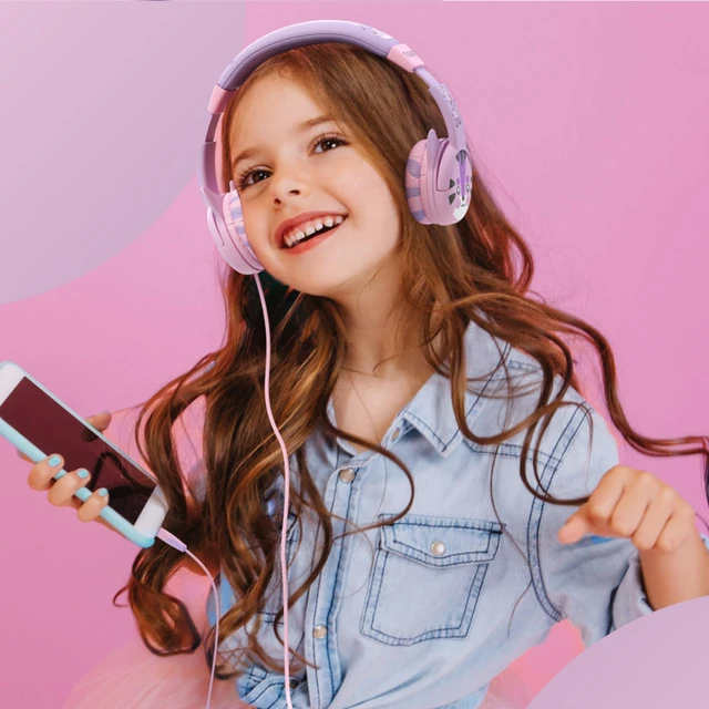 Alt view image 6 of 7 - Wired Toddler Headphones for 1-7 Years Old 85dB Volume Limited Baby Headphones for Plane and Car Travel Children Headset for Airplane, iPad and Tablet, Kids Headphone with Cord for Children