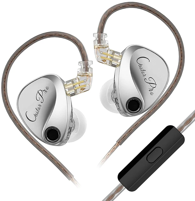 Main image of KZ Castor Pro Tunable in Ear Monitor, Improved Bass in Ear Headphones HiFi Dual-Dynamic Driver Gaming Earbuds, IEM Earphones with 2PIN-C Detachable Cable