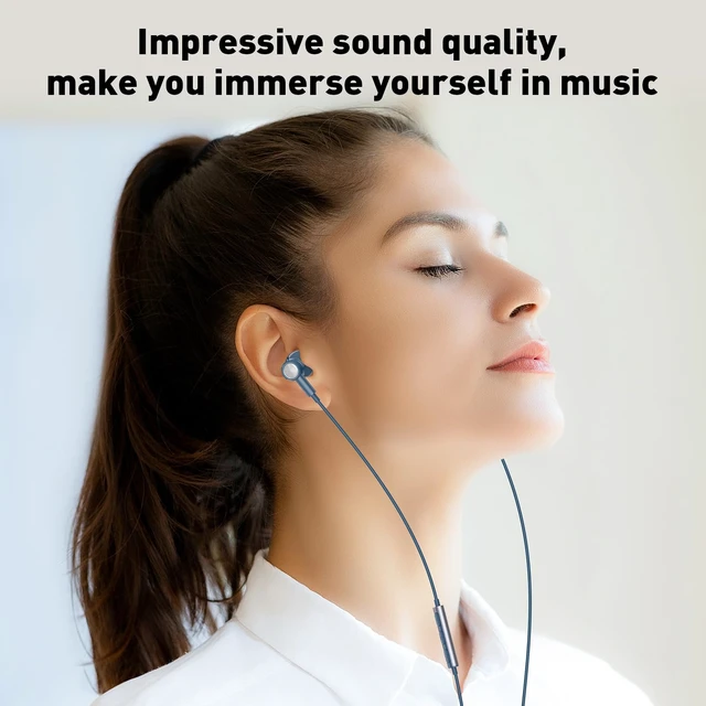 Alt view image 6 of 7 - USB C Headphones Magnetic Wired Earbuds with Mic for Apple/Samsung Android Type C Earphones USBC Ear Bud Corded for iPhone 15 Pro Max 16 17 17e 18 Duo/Galaxy S26 S25 S24 Plus S23 S22 S21 Note 20 Ultra