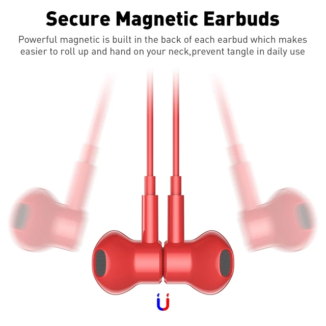 Alt view image 2 of 7 - USB C Headphones Magnetic Wired Earbuds with Mic for Apple/Samsung Android Type C Earphones USBC Ear Bud Corded for iPhone 15 Pro Max 16 17 17e 18 Duo/Galaxy S26 S25 S24 Plus S23 S22 S21 Note 20 Ultra