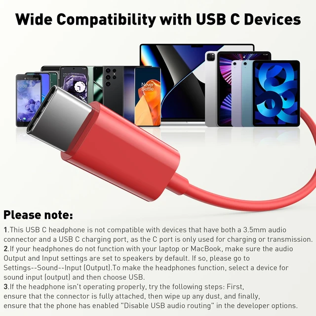 Alt view image 7 of 7 - USB C Headphones Magnetic Wired Earbuds with Mic for Apple/Samsung Android Type C Earphones USBC Ear Bud Corded for iPhone 15 Pro Max 16 17 17e 18 Duo/Galaxy S26 S25 S24 Plus S23 S22 S21 Note 20 Ultra