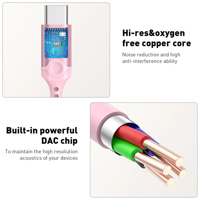 Alt view image 3 of 7 - USB C Headphones Magnetic Wired Earbuds with Mic for Apple/Samsung Android Type C Earphones USBC Ear Bud Corded for iPhone 15 Pro Max 16 17 17e 18 Duo/Galaxy S26 S25 S24 Plus S23 S22 S21 Note 20 Ultra