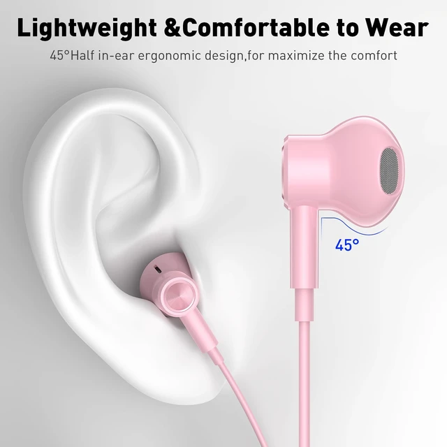 Alt view image 4 of 7 - USB C Headphones Magnetic Wired Earbuds with Mic for Apple/Samsung Android Type C Earphones USBC Ear Bud Corded for iPhone 15 Pro Max 16 17 17e 18 Duo/Galaxy S26 S25 S24 Plus S23 S22 S21 Note 20 Ultra