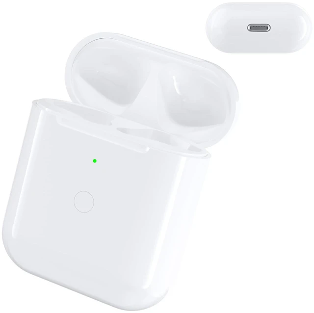 Main image of Replacement Airpod Wireless Charging Case Charging Case Compatible for Air Pod 1st 2nd Generation, Airpods1&2 Charger Case Replacement,Bluetooth Pairing