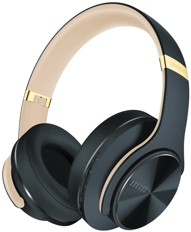Main image of Bluetooth Headphones Over Ear, 90H Playtime, 3EQ Mode, with ENC Mic Hifi Stereo Sound, Lightweight, Headphones Wireless with Soft Memory Foam Earpads, Deep Bass for Home Office Cellphone PC
