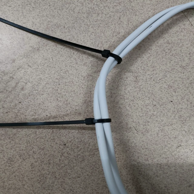 Alt view image 5 of 7 - Zip Ties 1000 pcs 8 inch Cable Zip Ties, Premium Plastic Wire Ties with 40 LBS Tensile Strength, UV Resistant Cable Ties, Black Nylon Tie Straps