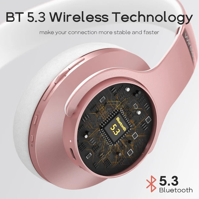 Alt view image 5 of 7 - Bluetooth Headphones Over Ear, 90H Playtime, 3EQ Mode, with ENC Mic Hifi Stereo Sound, Lightweight, Headphones Wireless with Soft Memory Foam Earpads, Deep Bass for Home Office Cellphone PC
