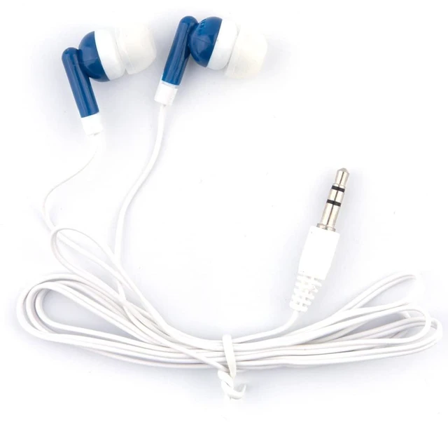 Alt view image 3 of 7 - Bulk Earbuds Headphones 100 Pack Multi Colored for Kids, Classroom Students School Wholesale Earbuds Earphones for Children Teachers Adults Teens Individually Bagged100Mixed