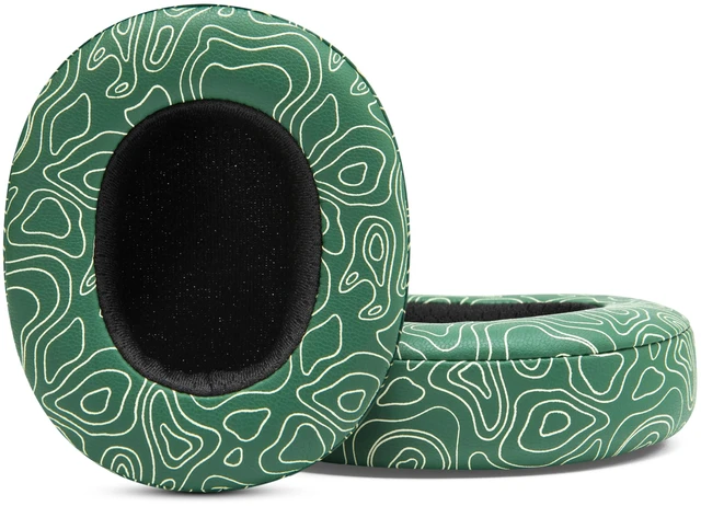 Alt view image 6 of 7 - PadZ Crusher Evo - Earpads for Skullcandy Crusher Evo & Hesh ANC Made by Wicked Cushions Also fits Crusher Wireless & More, Enhanced Comfort & Sound Isolation Emerald Tide