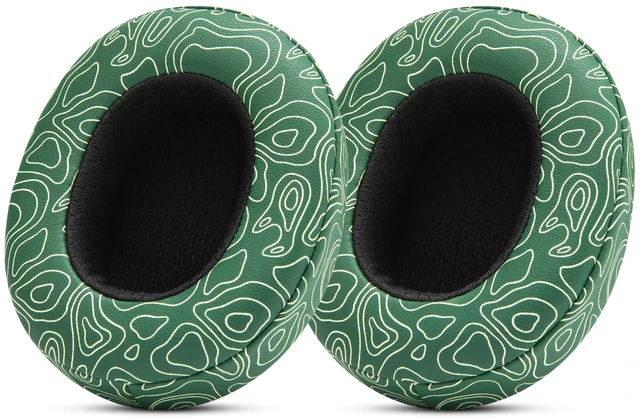 Alt view image 7 of 7 - PadZ Crusher Evo - Earpads for Skullcandy Crusher Evo & Hesh ANC Made by Wicked Cushions Also fits Crusher Wireless & More, Enhanced Comfort & Sound Isolation Emerald Tide