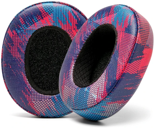 Main image of PadZ Crusher Evo - Earpads for Skullcandy Crusher Evo & Hesh ANC Made by Wicked Cushions Also fits Crusher Wireless & More, Enhanced Comfort & Sound Isolation Purple Speed Racer