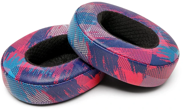 Alt view image 7 of 7 - PadZ Crusher Evo - Earpads for Skullcandy Crusher Evo & Hesh ANC Made by Wicked Cushions Also fits Crusher Wireless & More, Enhanced Comfort & Sound Isolation Purple Speed Racer