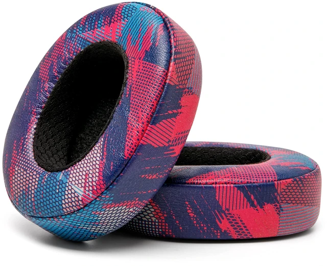 Alt view image 6 of 7 - PadZ Crusher Evo - Earpads for Skullcandy Crusher Evo & Hesh ANC Made by Wicked Cushions Also fits Crusher Wireless & More, Enhanced Comfort & Sound Isolation Purple Speed Racer
