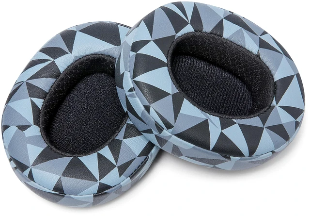 Alt view image 7 of 7 - PadZ Crusher Evo - Earpads for Skullcandy Crusher Evo & Hesh ANC Made by Wicked Cushions Also fits Crusher Wireless & More, Enhanced Comfort & Sound Isolation Geo Grey