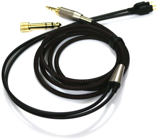 Alt view image 6 of 6 - Replacement Audio Upgrade Cable Compatible with Sennheiser HD650, HD600, HD580, HD58X, HD660S, HD660S2, Massdrop HD6XX Headphones 3meters/9.9feet