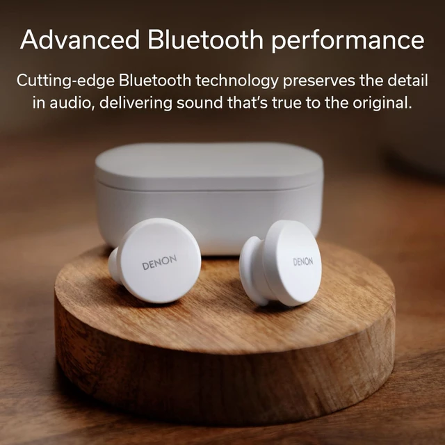 Alt view image 3 of 7 - PerL True Wireless Earbuds, 24Hr Battery Life, White Active Noise Cancelling, Masimo Adaptive Acoustic Technology, Spatial Audio, Wireless Charging