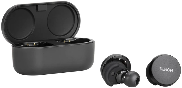 Alt view image 4 of 7 - PerL True Wireless Earbuds, 24Hr Battery Life, Black Active Noise Cancelling, Masimo Adaptive Acoustic Technology, Spatial Audio, Wireless Charging