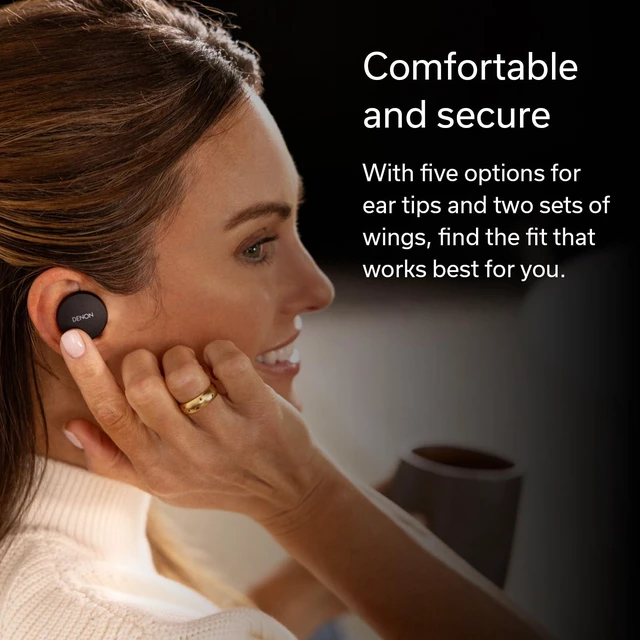 Alt view image 6 of 7 - PerL True Wireless Earbuds, 24Hr Battery Life, White Active Noise Cancelling, Masimo Adaptive Acoustic Technology, Spatial Audio, Wireless Charging