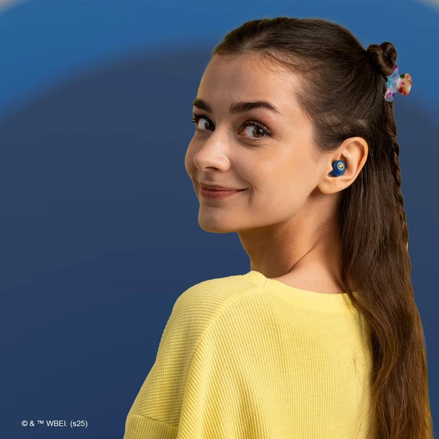 Alt view image 7 of 7 - Harry Potter Ravenclaw Wireless Bluetooth Earbuds with Charging Case, Built-in Mic, 30 Hr Playtime, Officially Licensed Harry Potter Gifts for Women, Men, Teens, Kids & All Fans of Ravenclaw