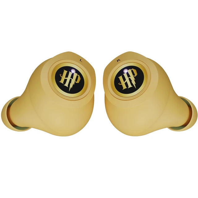 Alt view image 2 of 7 - Harry Potter Hufflepuff Wireless Bluetooth Earbuds with Charging Case, Built-in Mic, 30 Hr Playtime, Officially Licensed Harry Potter Gifts for Women, Men, Teens, Kids & All Fans of Hufflepuff
