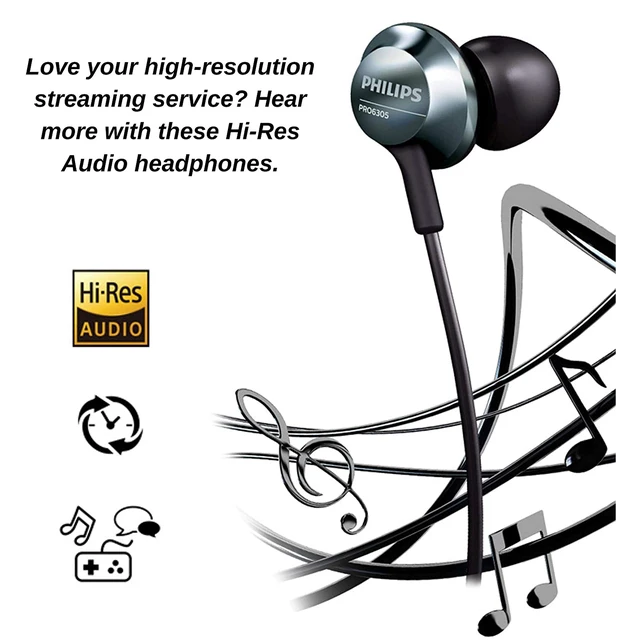 Alt view image 2 of 6 - Pro Wired Earbuds with Microphone, Hi-Res Audio Earphones with Cord, Lightweight and Comfortable Wired in Ear Headphones with Mic, Powerful and Clear Sound for All Your Audio Experiences