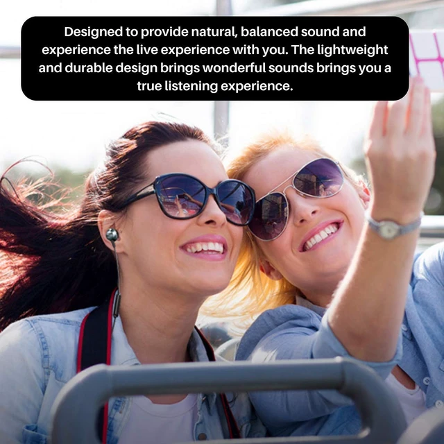 Alt view image 6 of 6 - Pro Wired Earbuds with Microphone, Hi-Res Audio Earphones with Cord, Lightweight and Comfortable Wired in Ear Headphones with Mic, Powerful and Clear Sound for All Your Audio Experiences