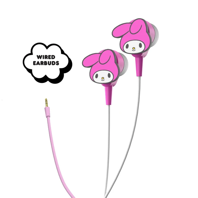 Alt view image 4 of 6 - 2-in-1 Wireless Bluetooth Headphones with Wired Earbuds Foldable Over-Ear Headset with Built-in Mic, AUX Cable, Adjustable Headband, and Onboard Controls My Melody