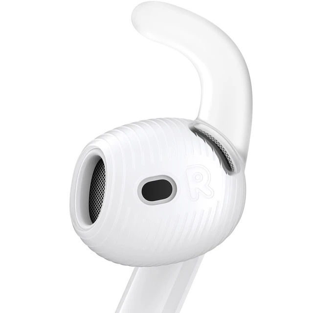 Main image of 3 Pairs for AirPods 5/4 Ear Hooks Covers, Anti Slip Sport Ear Tips Added Storage Pouch, Accessories Compatible with Apple AirPods 5 (2026) & AirPods 4 (2024), Translucent
