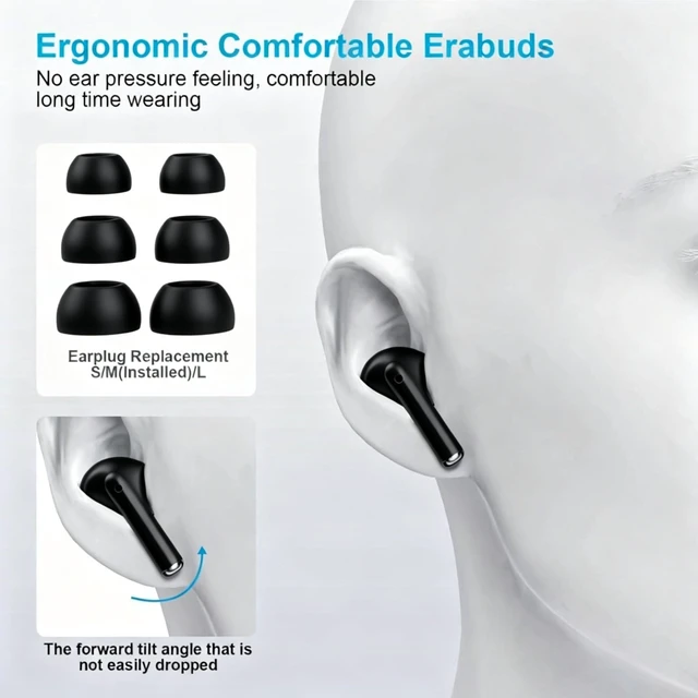 Alt view image 4 of 6 - Wireless Earbuds for Samsung S26/S25/S24 5.3 Bluetooth, Headphones Ear Buds