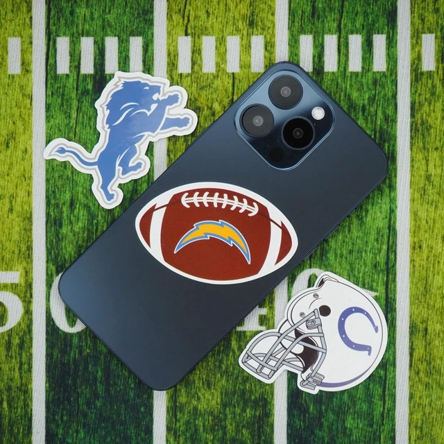 Alt view image 3 of 6 - 105 pcs Sports Stickers Pack,Football Stickers,Rugby Decals,Waterproof Self-Adhesive Decals