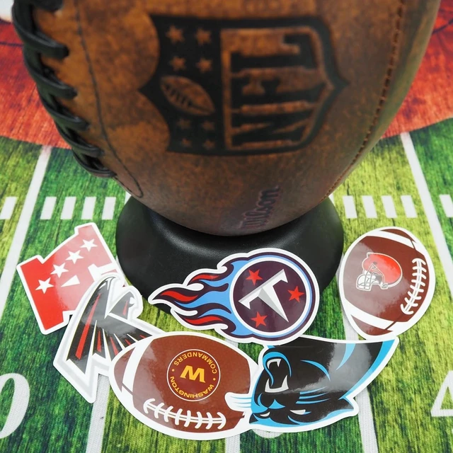 Alt view image 4 of 6 - 105 pcs Sports Stickers Pack,Football Stickers,Rugby Decals,Waterproof Self-Adhesive Decals