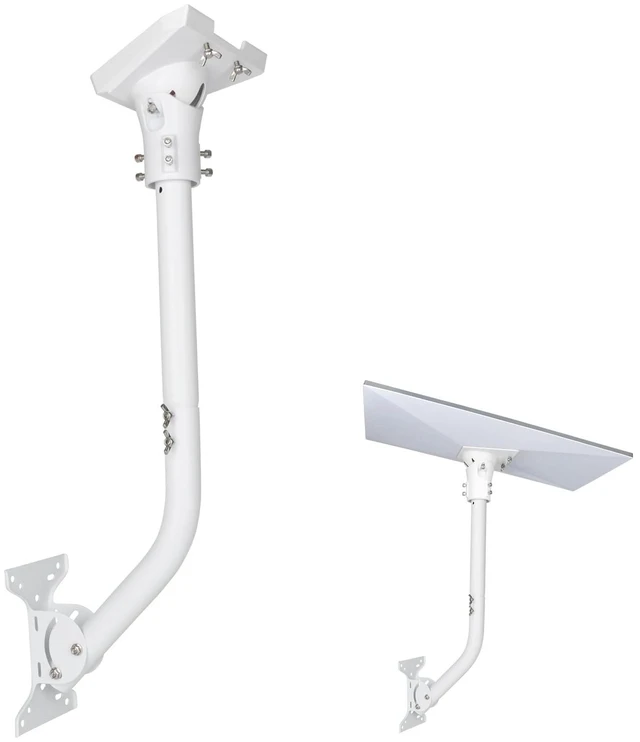 Main image of Adjustable Pole Mount for Starlink Standard 4/4X/Gen 3 Dish,White Pole Mounting Kit for Starlink Standard Dish V3,Standard 4/4X Dish,Wall Mount Bracket with Multiple Adjustment Capabilities