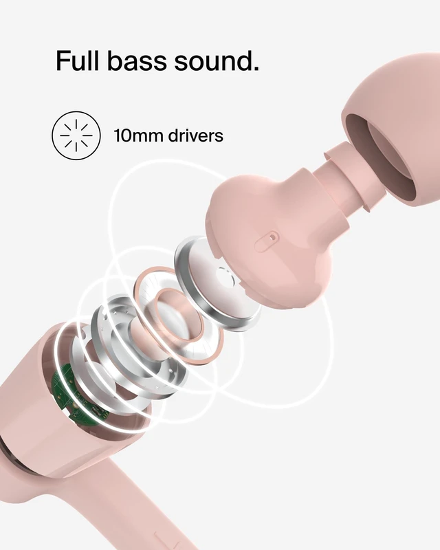 Alt view image 6 of 7 - USB-C Wired Earbuds, Adjustable Volume Limiter, IPX5 In-ear headphones for kids and adults, 85-100dB safe sound, flat tangle-free cable, school, travel, USB-C devices