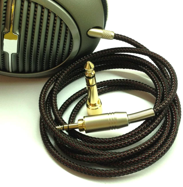 Alt view image 6 of 7 - Replacement Audio Upgrade Cable Compatible with Sennheiser HD598, HD598Cs, HD560s, HD598SE, HD620S, HD400PRO, HD599, HD569, HD579, HD505 Headphones 3meters/9.9feet