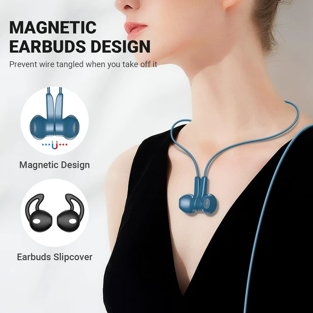 Alt view image 5 of 7 - USB C Headphones Wired for iPhone 17 Air 16 15 18 Pro Max Duo Plus, Blue Type C Earphone with Mic Stereo Volume Magnet USBC Wired Earbud for Samsung Galaxy S26 S25 S24 Ultra S23 Fe S22 Flip/Pixel 11