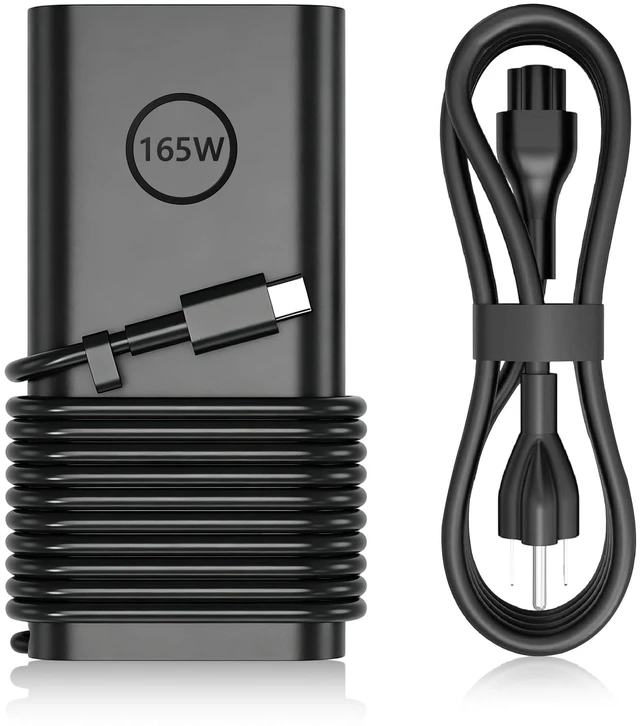 Main image of 165W USB-C Replacement Laptop Charger Compatible with Dell Precision 5680 Multi-protection safety chip, mini portable travel size for Precision 5680 5690 high-performance notebooks