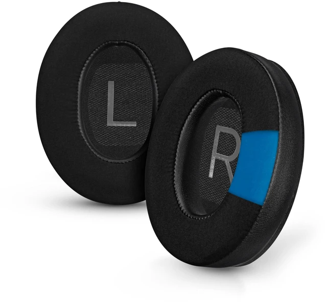 Main image of Hybrid Replacement Earpads for Bose QuietComfort 45 (QC45) Wireless Headphones, Soft Gel, Breathable Fabric w/PU Leather & Memory Foam, Extra Comfort, Easy Install, By (Black)