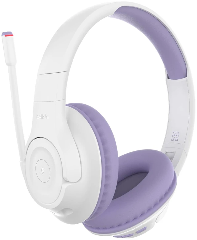 Main image of SoundForm Inspire Bluetooth Kids Headphones, 35H Battery Life Over-ear wireless headset, built-in mic, 85dB safe volume limit, online learning, travel, iPad, iPhone, Galaxy