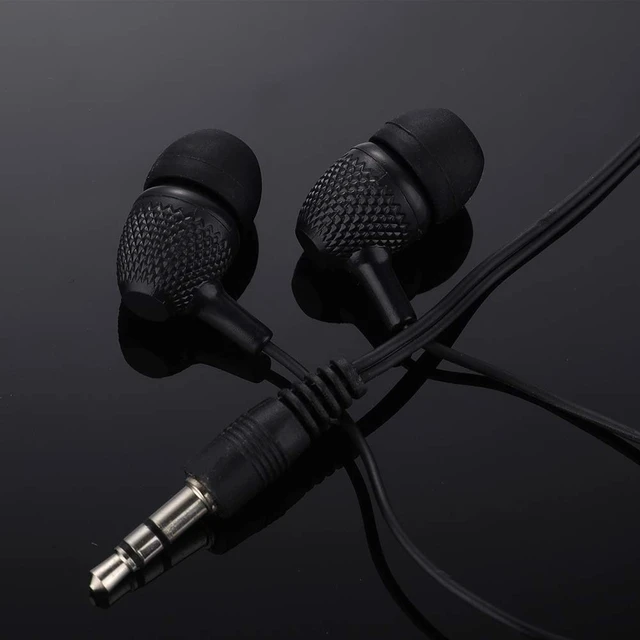 Alt view image 2 of 7 - Bulk Earbuds Headphones 50 Pack for Classroom Kids, Wholesale Durable Earphones Perfect for K12 Schools Students Kindergarten Children Gift and Adult (HY400 Black)