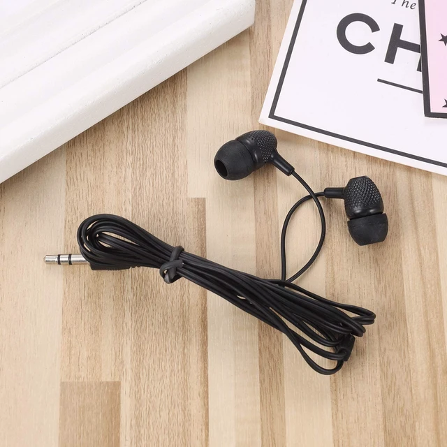 Alt view image 6 of 7 - Bulk Earbuds Headphones 50 Pack for Classroom Kids, Wholesale Durable Earphones Perfect for K12 Schools Students Kindergarten Children Gift and Adult (HY400 Black)