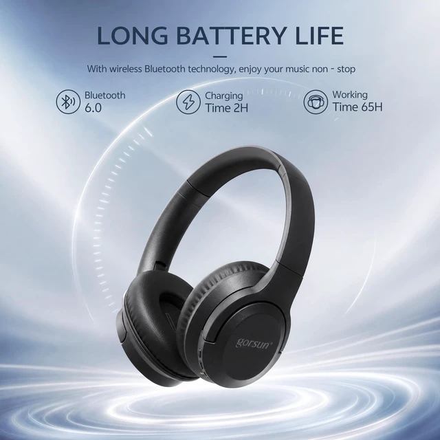 Alt view image 4 of 7 - TV3 New Upgrade Wireless Headphones for TV, 2.4G Low Latency Over-Ear Headset, Transmitter & Charging Base, 65H Playtime, Plug & Play, Optical AUX RCA Compatible for Seniors & Family